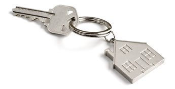 House Key-chain with Key House Key-chain with Key